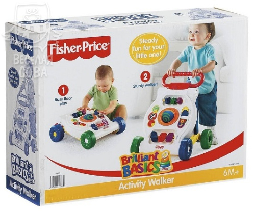 Fisher-Price Ходунки с игровым комплексом Блестящие основы