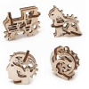 Сборная модель Ugears Трибики (набор из 4 штук)