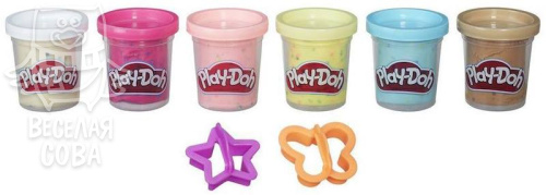 Набор пластилина из 6 баночек Play-Doh (Hasbro) B3423