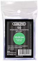 Протекторы Card-Pro 80 микрон USA Std Perfect Fit (58x88 мм, 50 шт.)