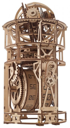 Сборная модель Ugears Астроном. Настольные часы с турбийоном 70162