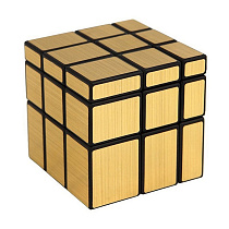 Зеркальный кубик 3x3 Золотой