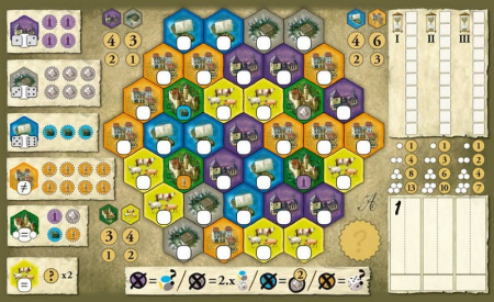 Замки Бургундии: Игра на кубиках