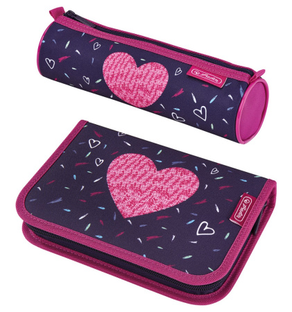 ранец Herlitz Loop Plus Tropical Heart с наполнением