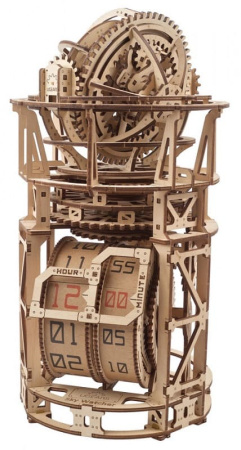 Сборная модель Ugears Астроном. Настольные часы с турбийоном 70162