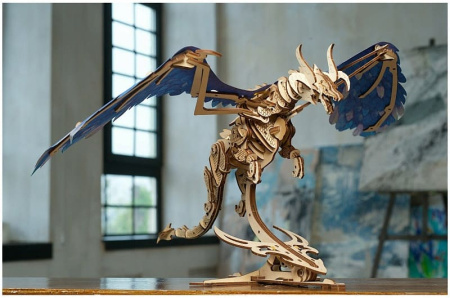 Сборная модель Ugears Дракон Ураган 70151