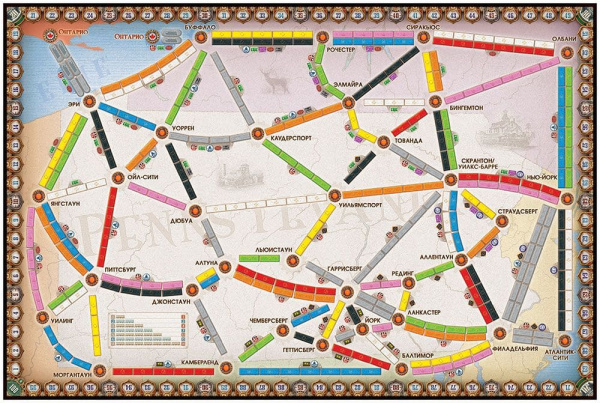 Ticket to Ride: Великобритания и Пенсильвания (дополнение)
