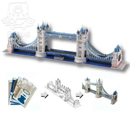 Объемный 3D пазл CubicFun Тауэрский Мост