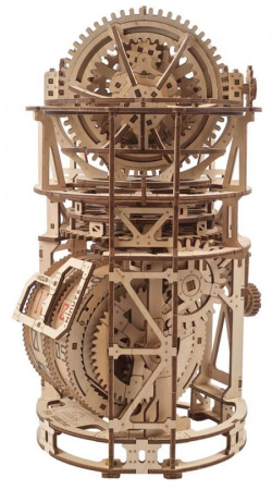 Сборная модель Ugears Астроном. Настольные часы с турбийоном 70162
