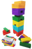 Башня цветная (с карточками-заданиями)