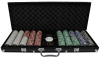 Фабрика Покера: Набор из 500 фишек для покера с номиналом в черном кейсе