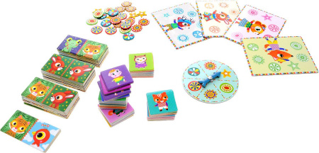 Набор из 3 настольных игр: Бинго, Мемо, Домино