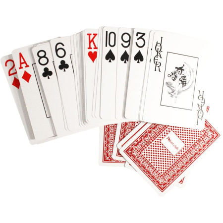 игральные карты Poker Club, красная рубашка