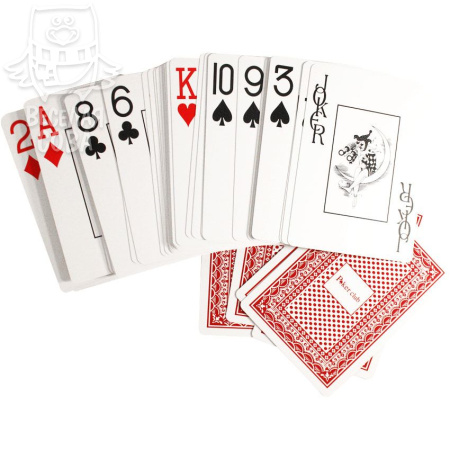 игральные карты Poker Club, красная рубашка