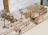 Сборная модель Ugears Переезд с рельсами