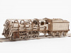 Сборная модель Ugears Локомотив с тендером