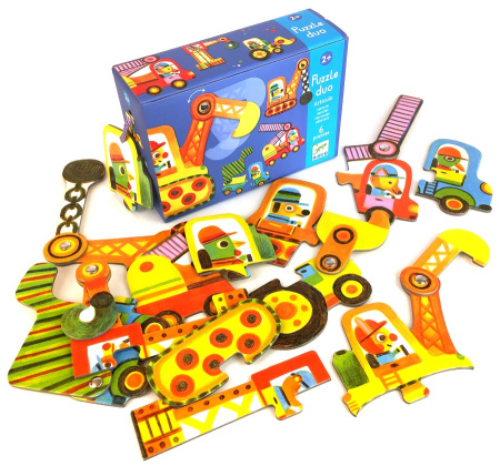 Пазл-пара Машинки