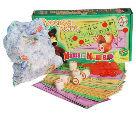 Русское лото Маша и Медведь