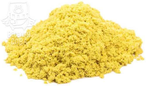 Кинетический Космический песок 1 кг желтый