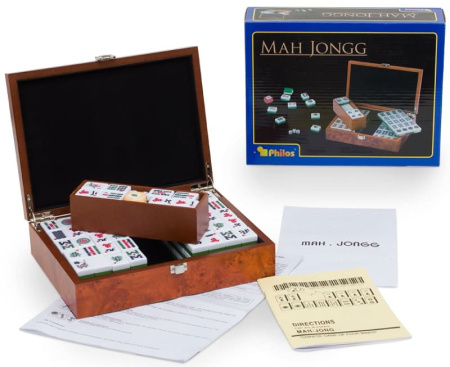 Маджонг в боксе (корневая древесина)