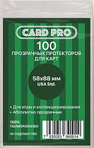 Протекторы Card-Pro USA Std (58x88 мм, 100 шт.)