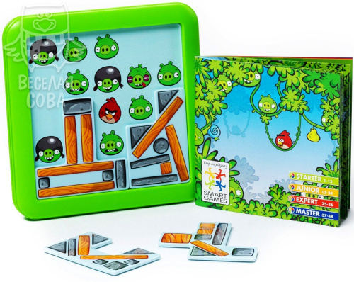Настольная игра-головоломка Angry Birds Playground под конструкцией