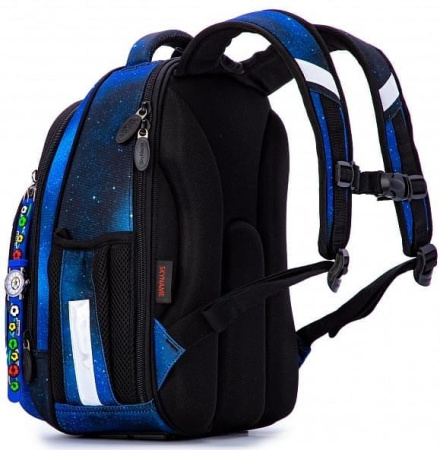 ранец SkyName 7020 с пеналом и мешком и с часами