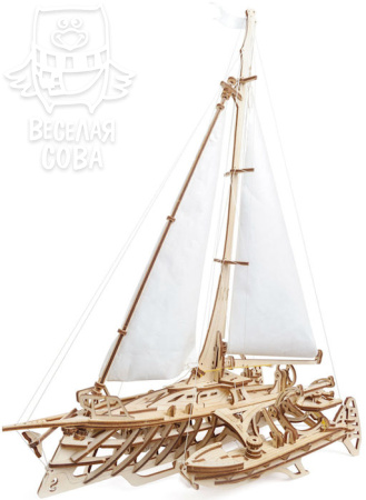 Сборная модель Ugears Тримаран Мерихобус