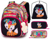 ранец SkyName 7013 с пеналом и мешком и брелоком мишкой