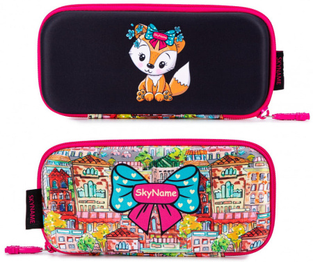 ранец SkyName 7013 с пеналом и мешком и брелоком мишкой