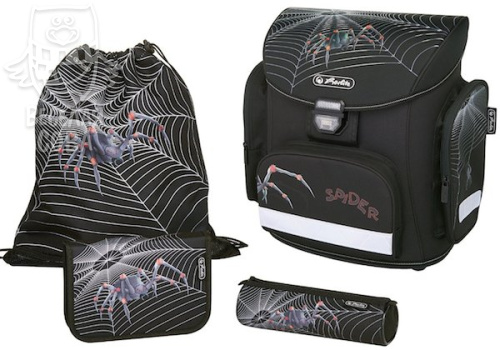 Школьный ранец Herlitz MIDI Spider с наполнением