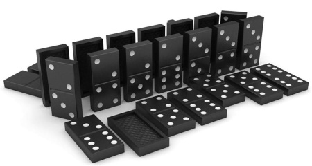 Домино пластмассовое