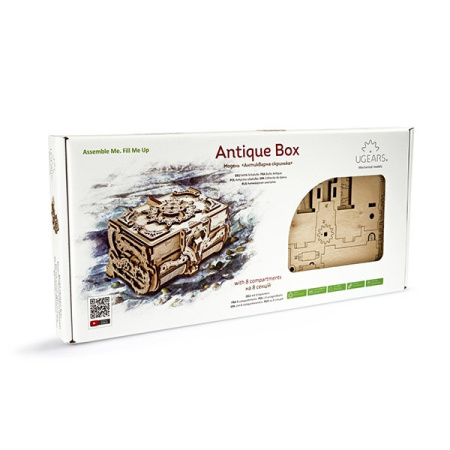 Сборная модель Ugears Антикварная шкатулка