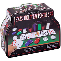 Texas Holdem (покерный набор на 200 фишек с номиналом)