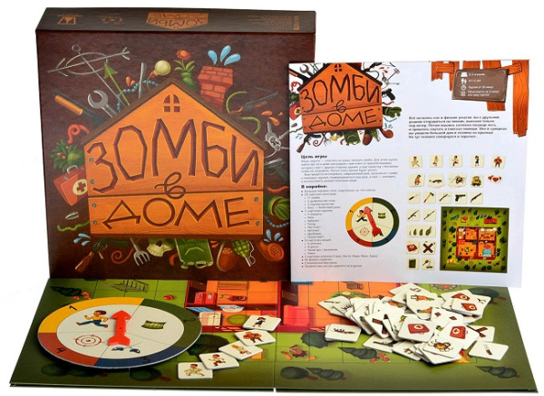 Настольная игра Зомби в доме