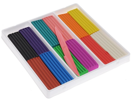 Пластилин Луч Классика 12 цветов со стеком