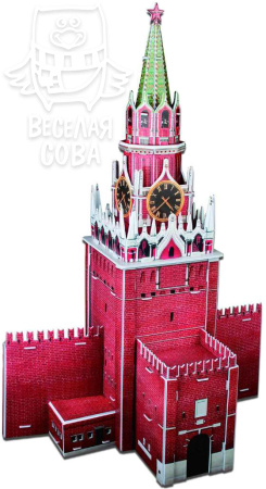 Объемный 3D пазл CubicFun Спасская башня