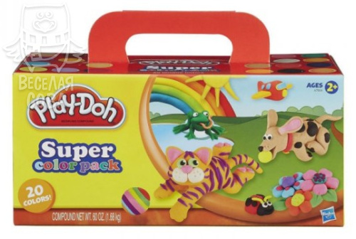 Набор пластилина из 20 банок Play-Doh (Hasbro) A7924H