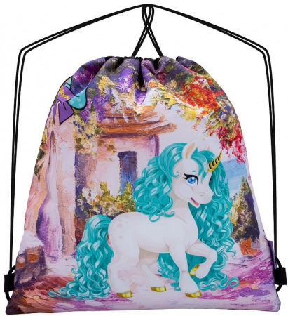 ранец SkyName 2075 с пеналом и мешком и брелоком мишкой