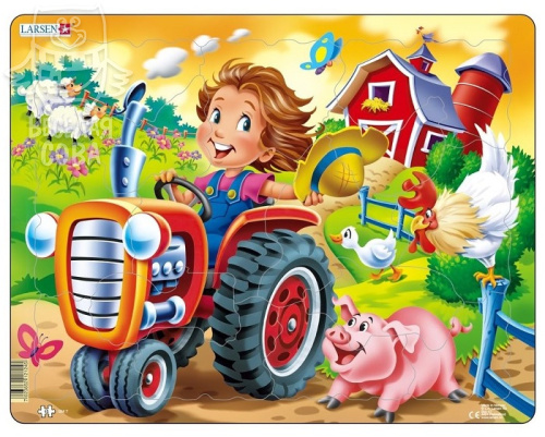 Дети на ферме: Трактор