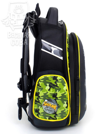 Школьный рюкзак Hummingbird Bkack Shark TK1