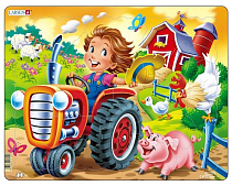 Дети на ферме: Трактор