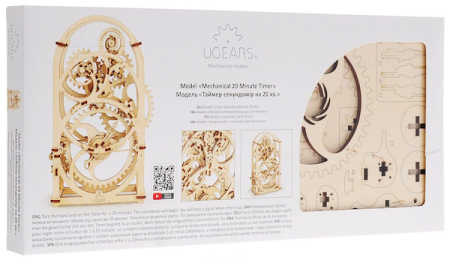 Сборная модель Ugears Таймер-секундомер на 20 минут