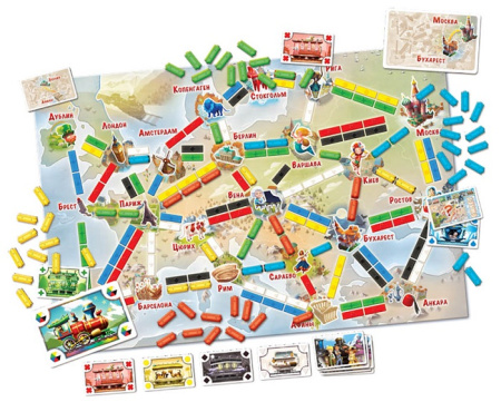 Билет на поезд Джуниор: Европа (Ticket to Ride Junior: Europe)