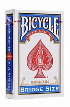 Игральные карты Bicycle 54 (Rider back core) (Original USA), синяя рубашка