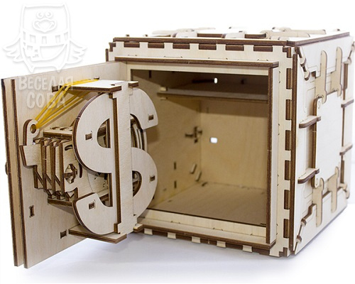 Деревянный 3D-конструктор UGEARS Сейф