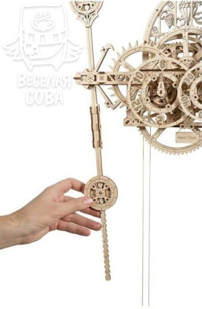 Сборная модель Ugears Аэро Часы с маятником 70154