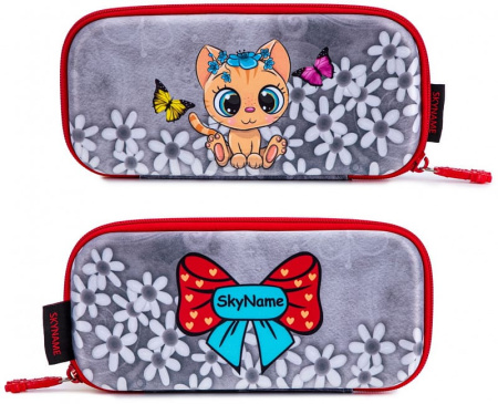 ранец SkyName 2076 с пеналом и мешком и брелоком мишкой