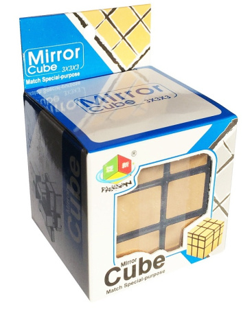 Зеркальный кубик 3x3 Золотой