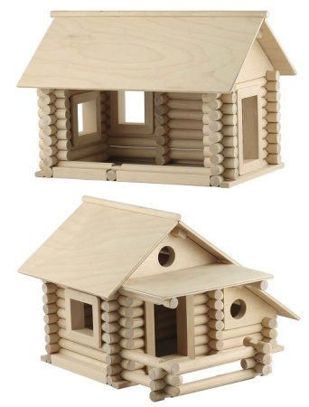 Конструктор из деревянных бревнышек №2